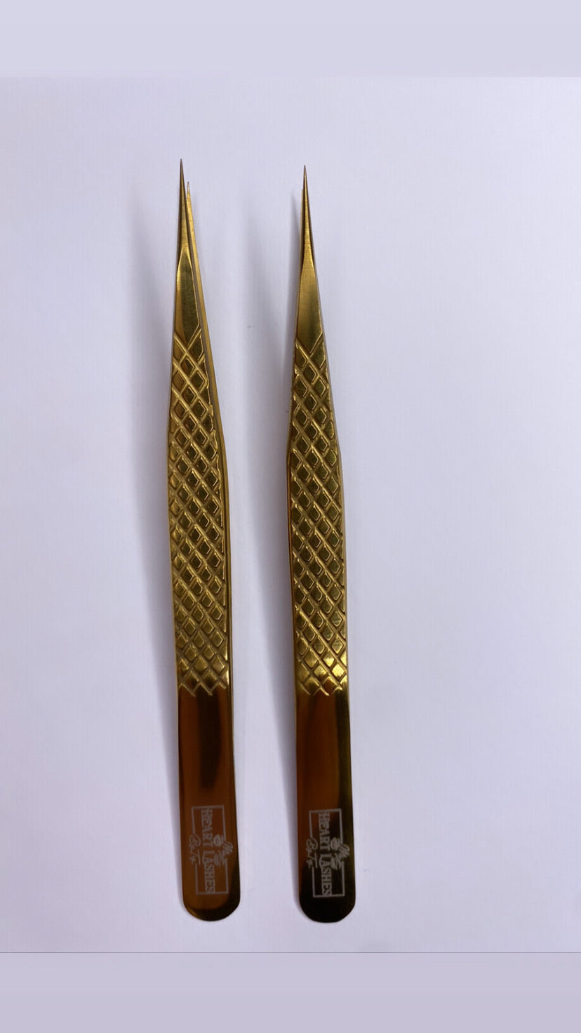 Gold Classic Tweezer Duo